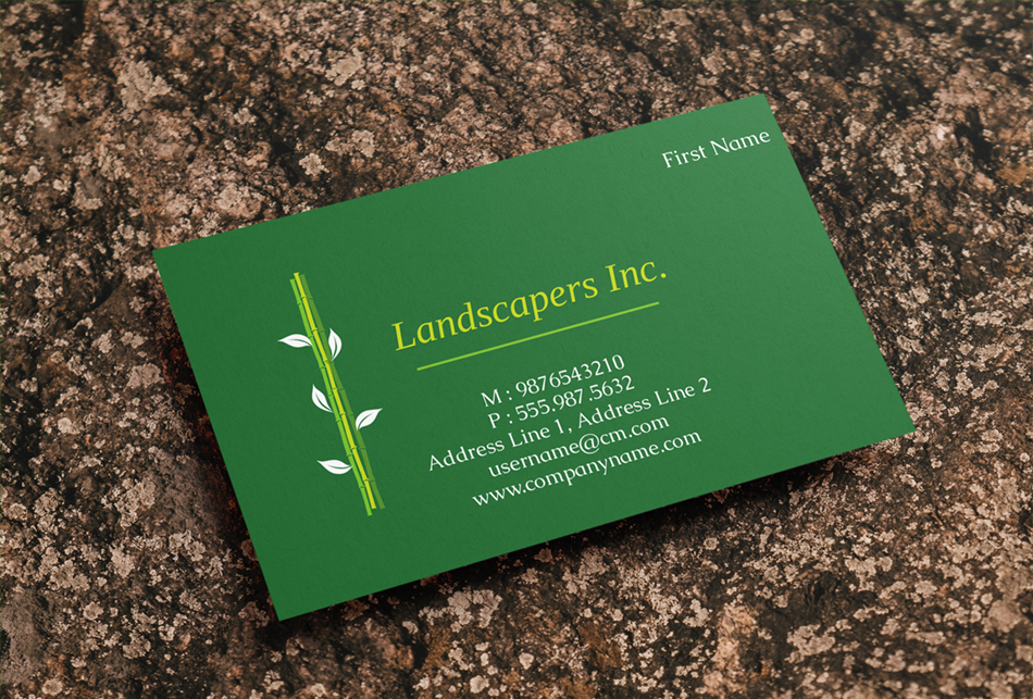 Landscaping Business Card Ideas